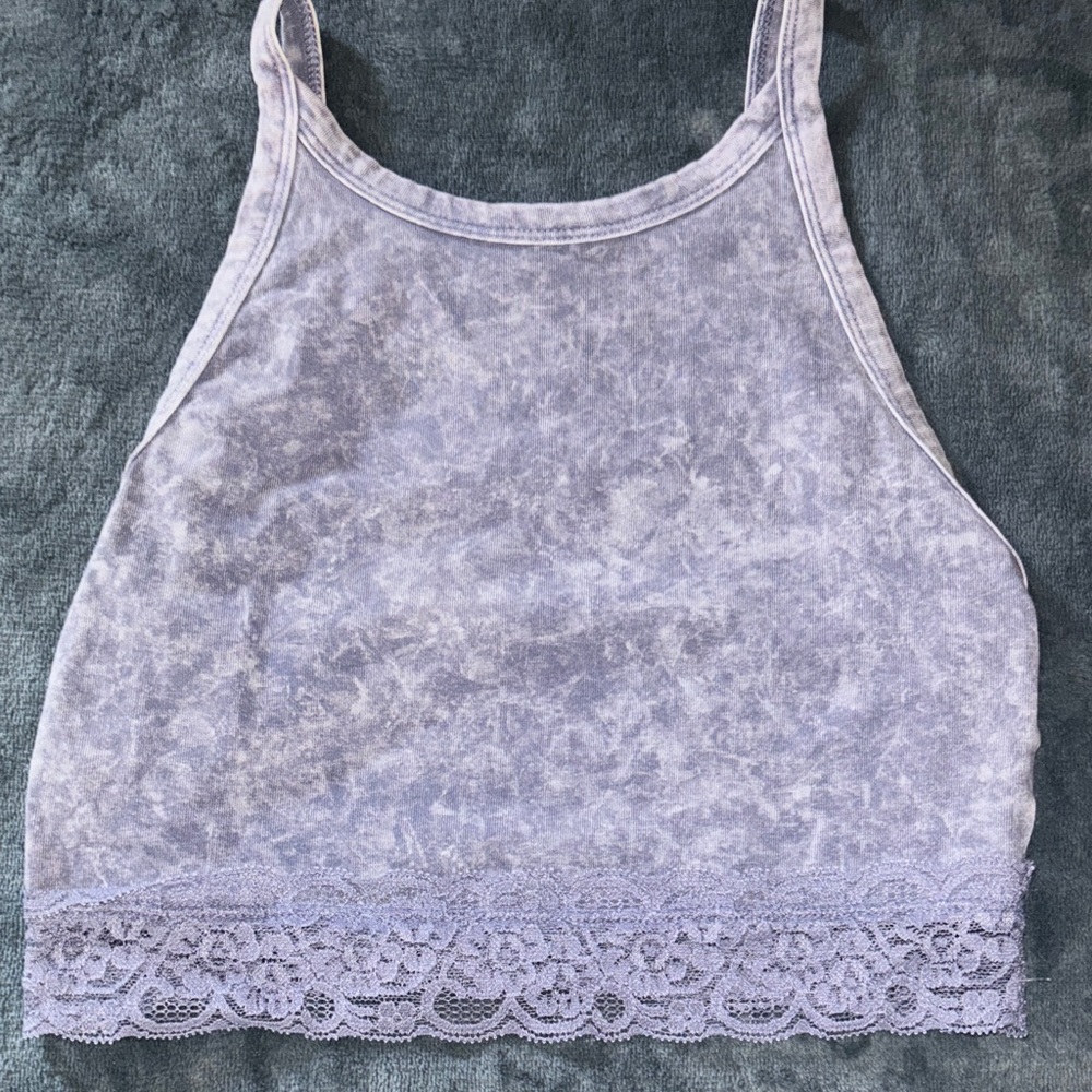 Colsie Lavender Lace Trim Camisole